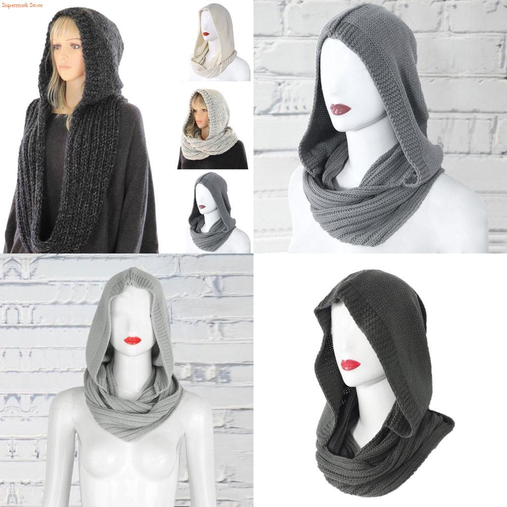 Infinity Scarf Knit - Q5WE Kış Kadın Kalın Kablo Örgü