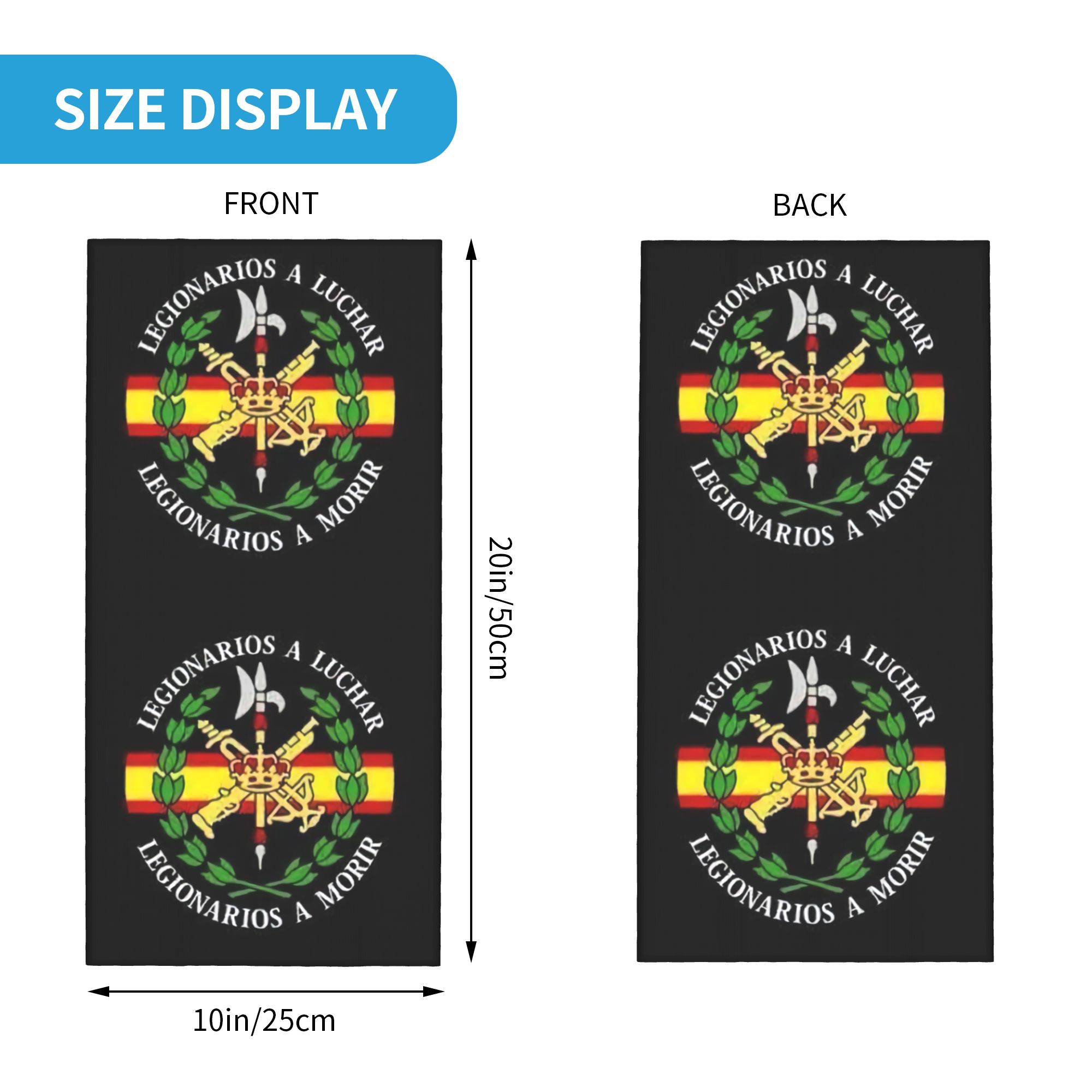 Özel İspanyol Lejyonu Bandana  - Neck Warmer Tube incelemesi ve fiyatı