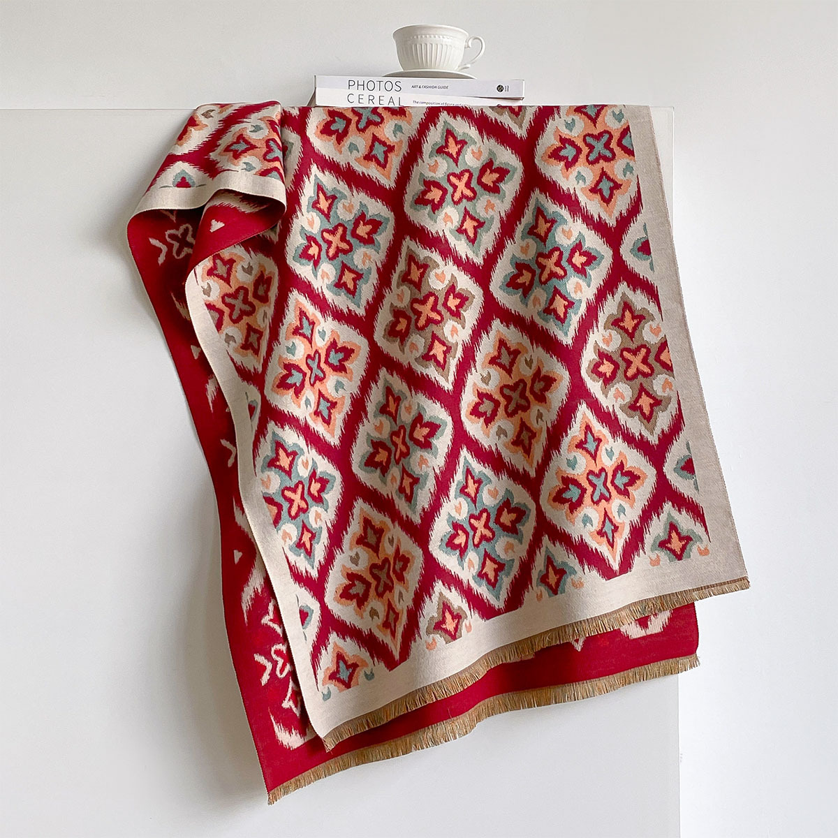 Kadınlar için Çift Taraflı İmi - Woven Scarf Blanket incelemesi ve fiyatı