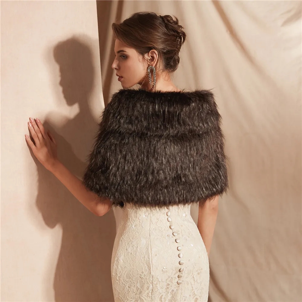 Şık Suni Kürk Gelin Şalı - Lük - Stole Wedding Shawl incelemesi ve fiyatı