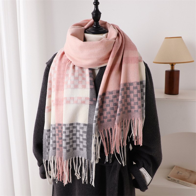 Lüks Marka Kaşmir Kadın Ekose  - Woven Scarf Blanket incelemesi ve fiyatı