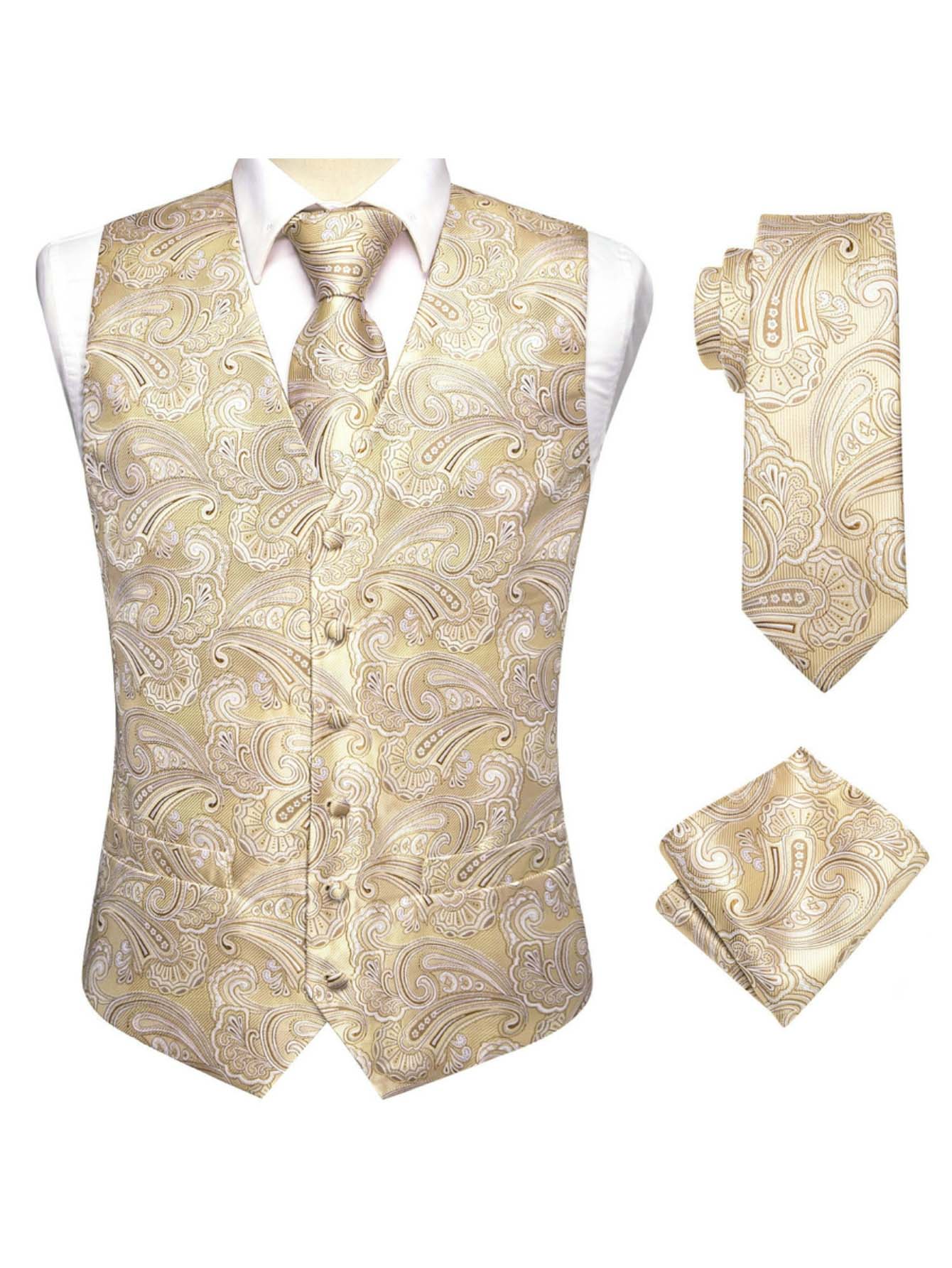 Erkek Kayısı Rengi Jakarlı Yel - Pocket Square Set incelemesi ve fiyatı