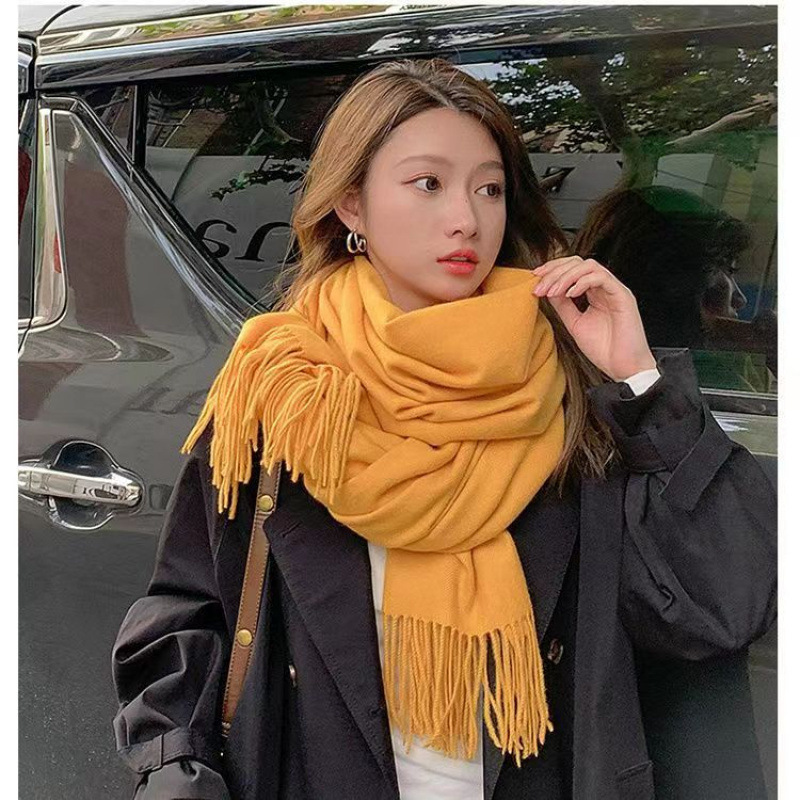 Düz Renk İmitasyon Kaşmir Eşar - Pashmina Wrap Large incelemesi ve fiyatı