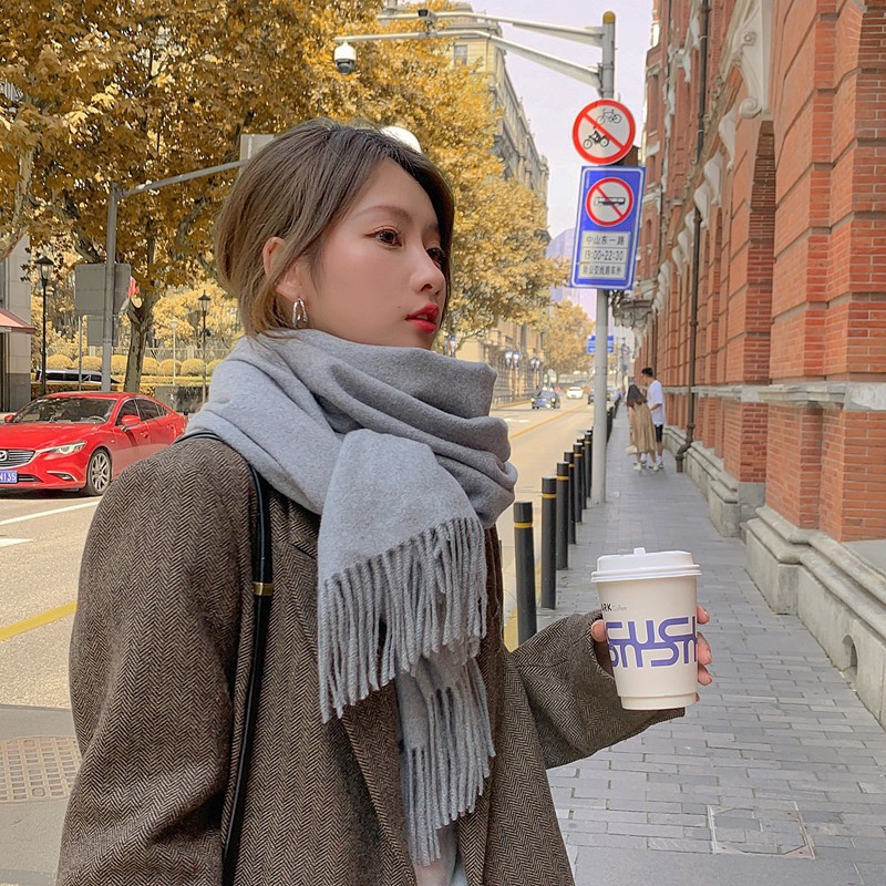 Düz Renk İmitasyon Kaşmir Eşar - Pashmina Wrap Large incelemesi ve fiyatı