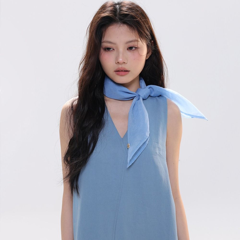 Retro Düz Renk Küçük Kare Eşar - Scarf Silk Square incelemesi ve fiyatı