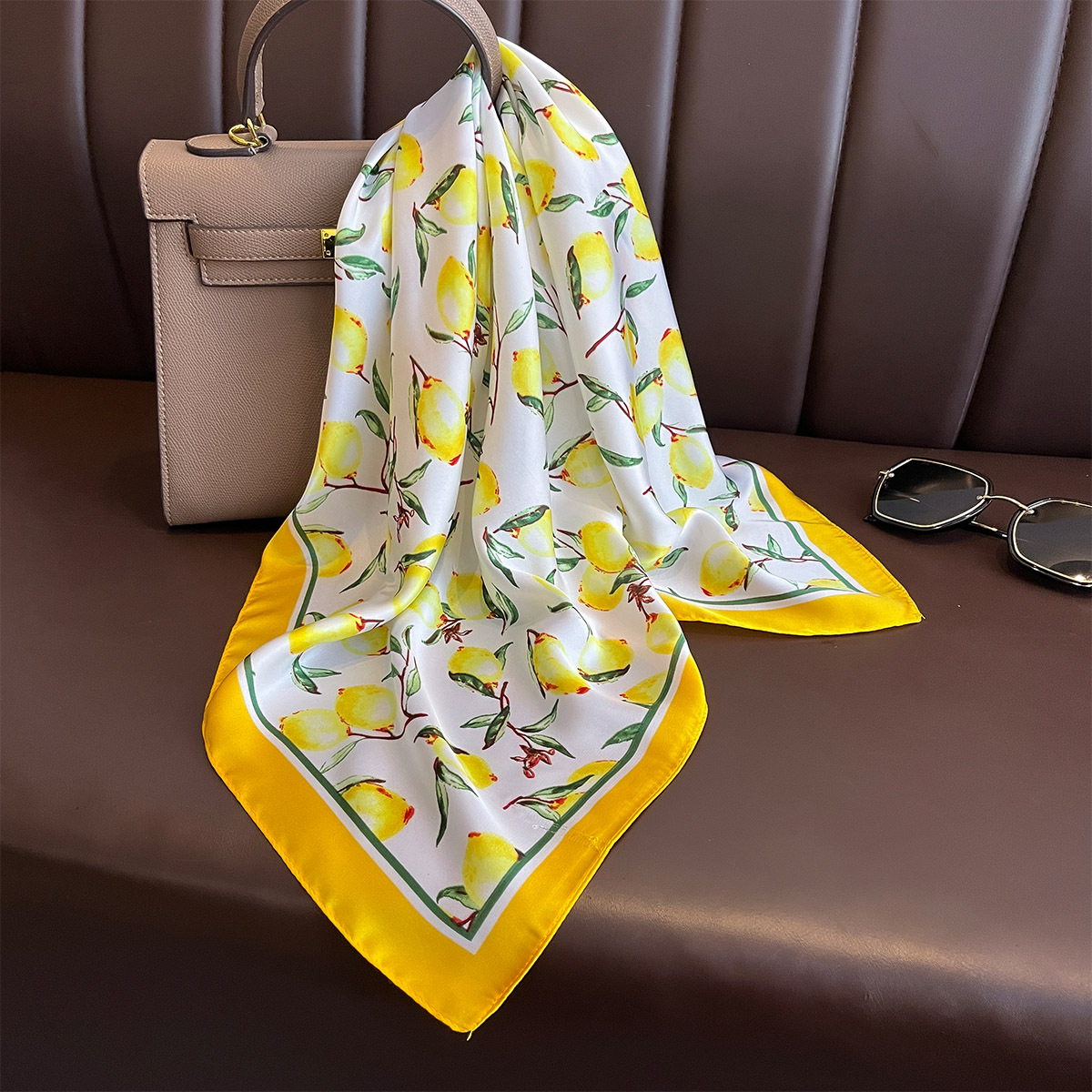 2025 yeni sarı limon baskı kar - Face Scarf Mask incelemesi ve fiyatı